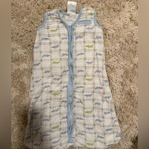 Halo Muslin Sleep Sack with Alligator Print